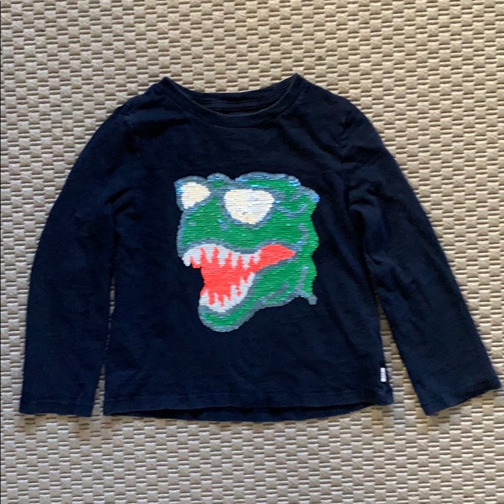 🔥FINAL SALE: Gap Flippy Sequins T Rex shirt